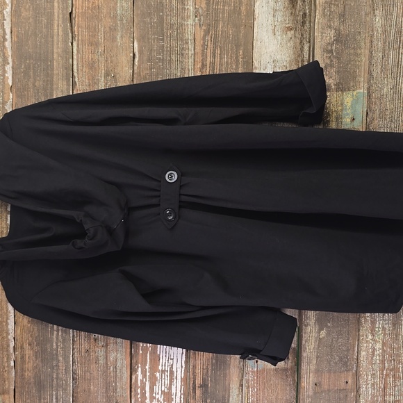 Christian Siriano Elegant Black Utility Jacket, Size 1X - Picture 2 of 5